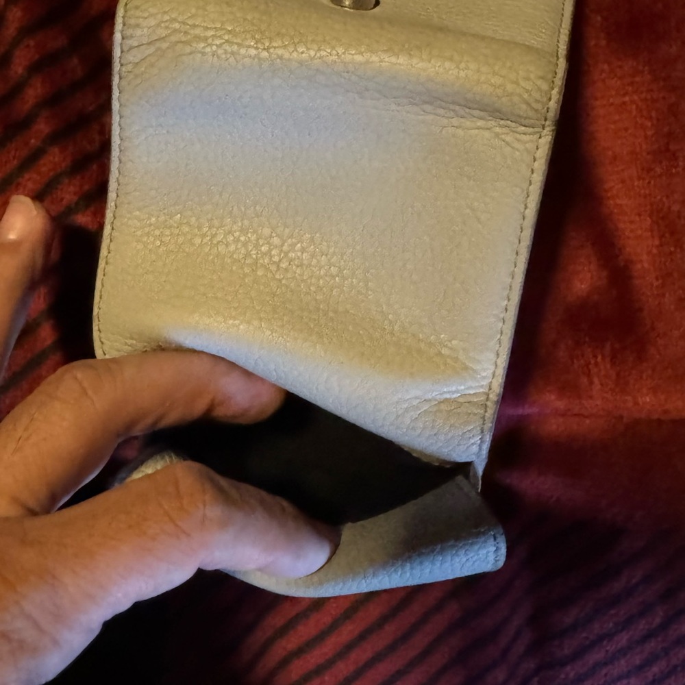 Dior Blue and Gray Leather Wallet - Picture 6 of 11